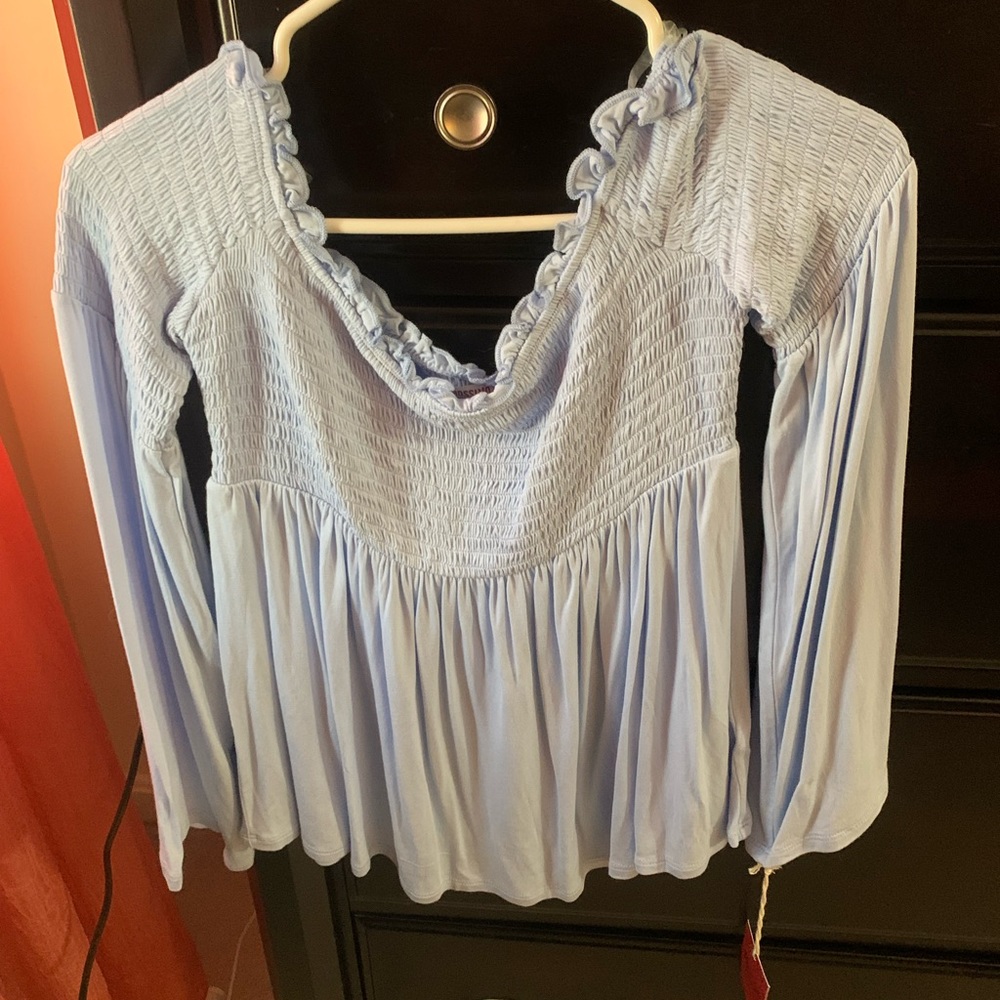 Off the shoulder shirt